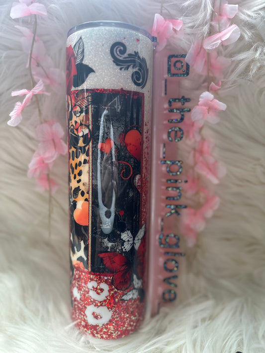 RTS {Mad Here} 32oz Skinny Tumbler