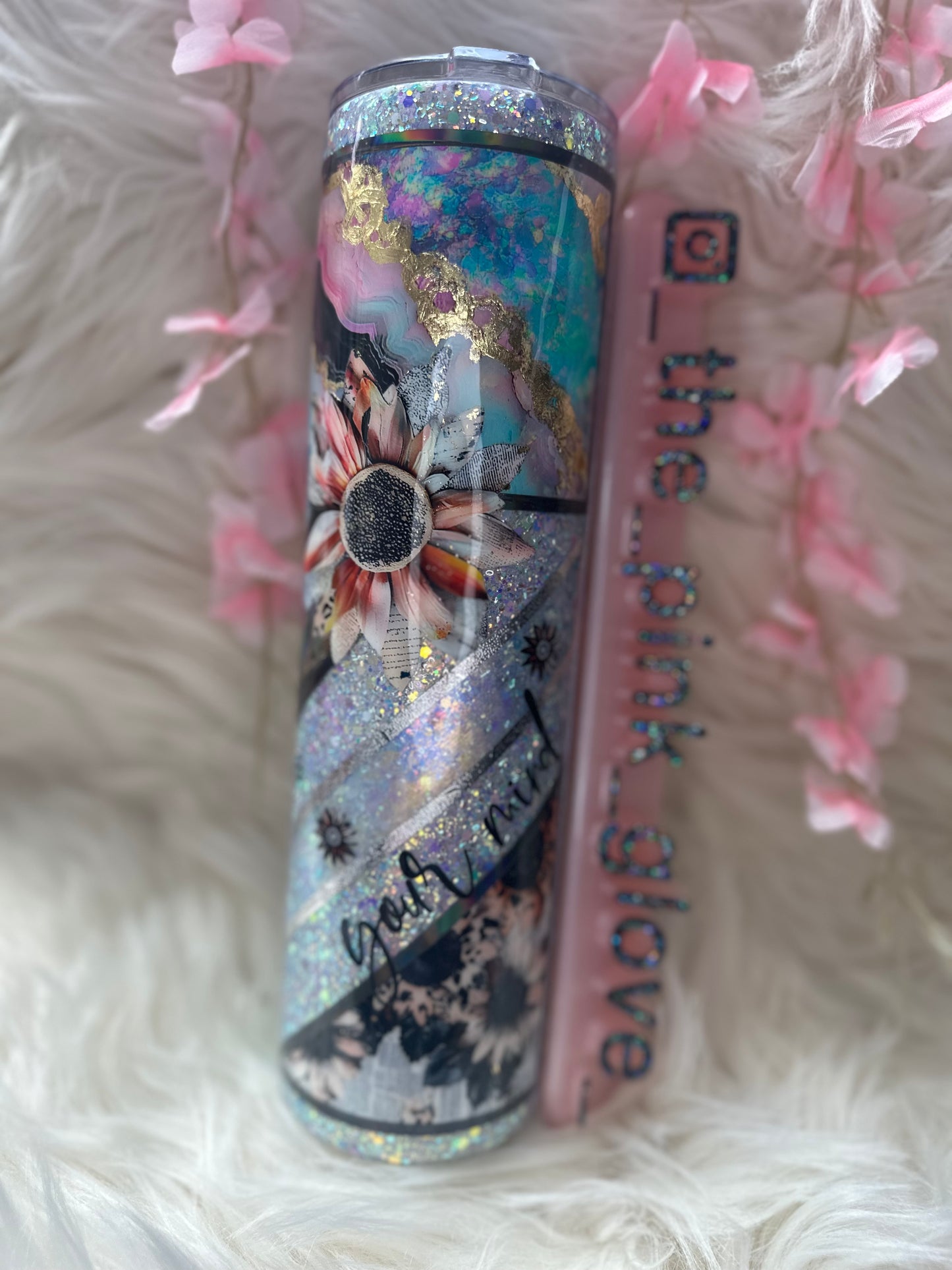 RTS {Your Only Limit Is Your Mind} 32oz Skinny Tumbler