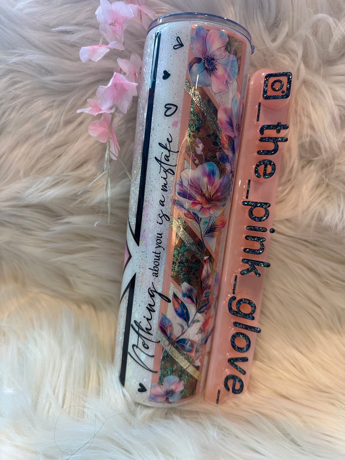 RTS {Nothing About You is a Mistake} 32oz Skinny Tumbler