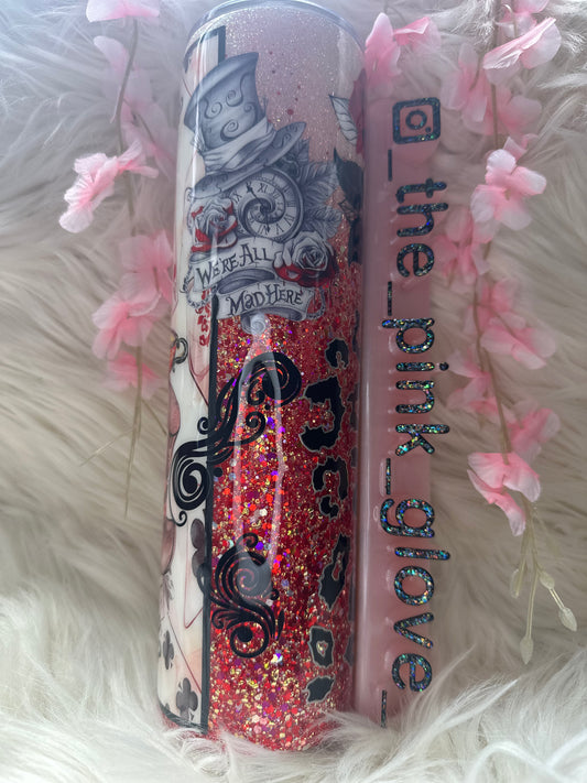 RTS {Mad Here} 32oz Skinny Tumbler