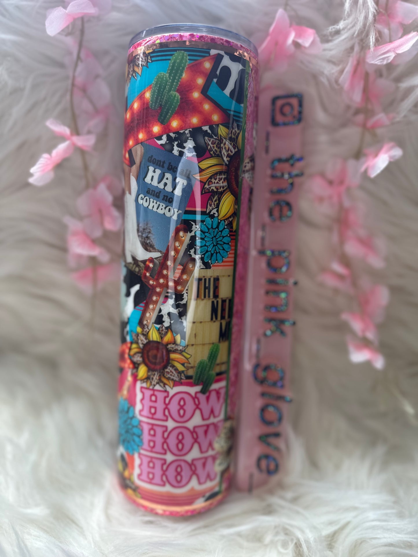 RTS {All Hat No Cowboy} 32oz Skinny Tumbler