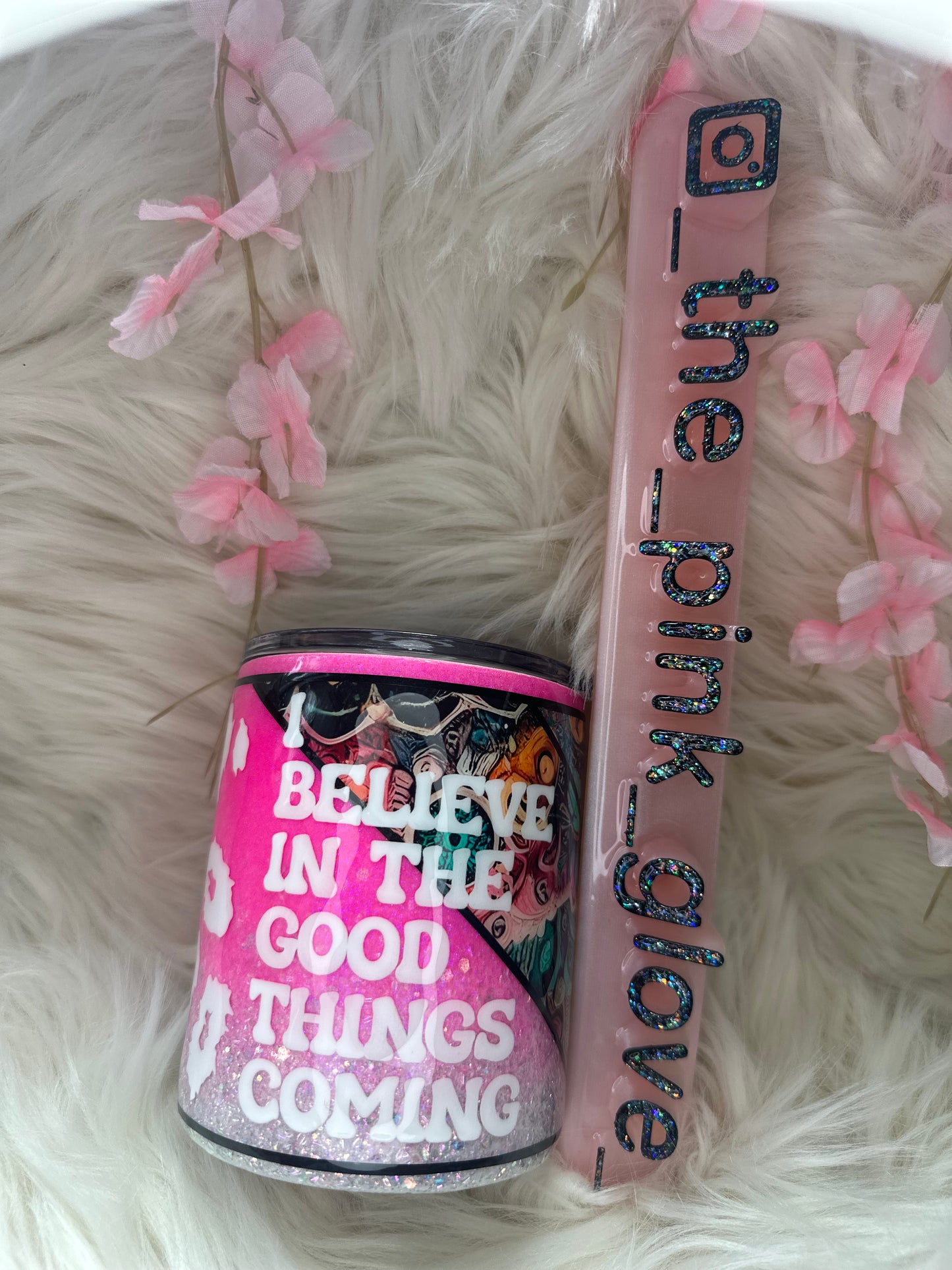 RTS {I Believe in the Good Things Coming} 12oz Coffee Mug Tumbler