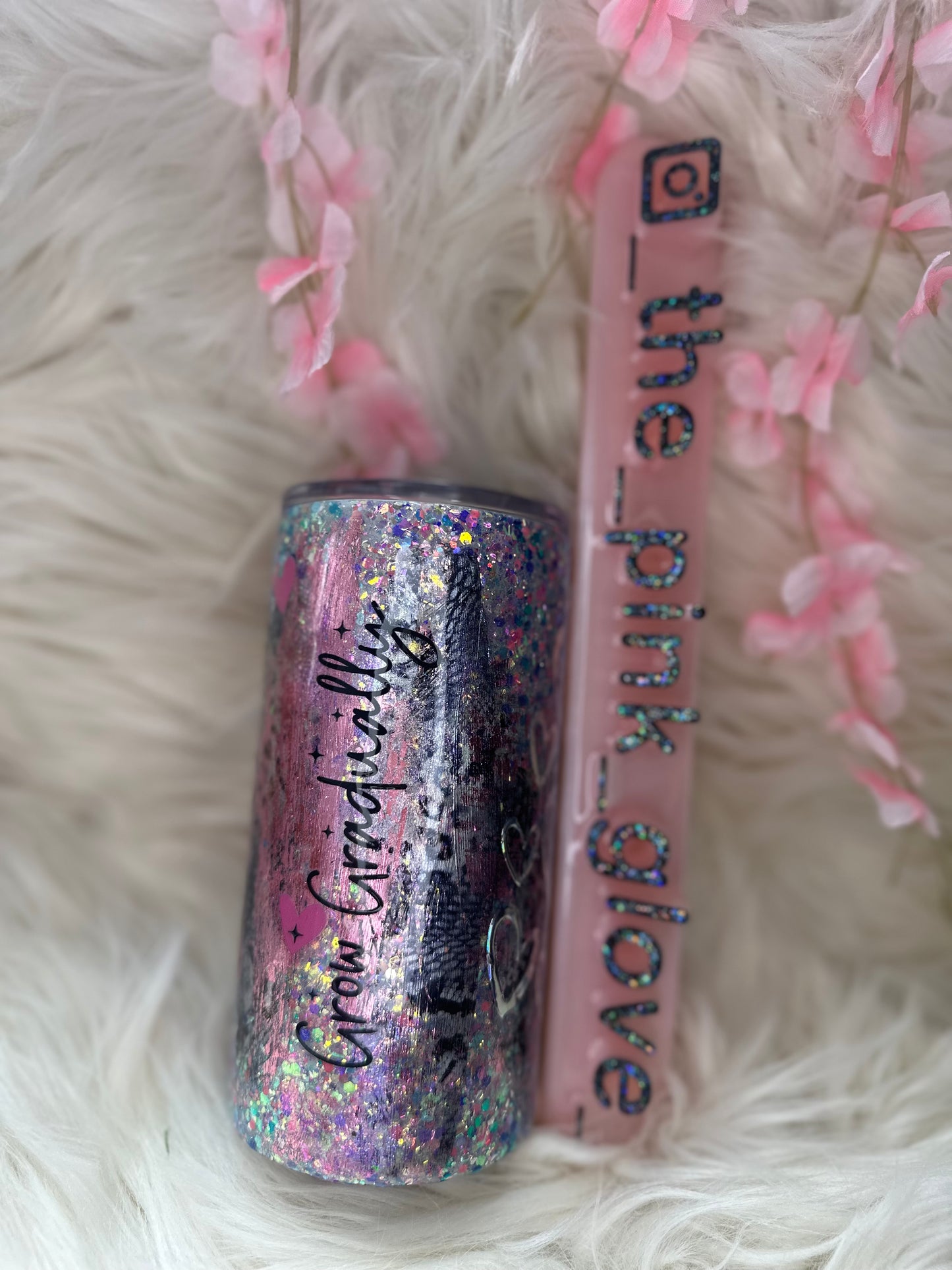 RTS {Grow Gradually} 16oz Skinny Tumbler