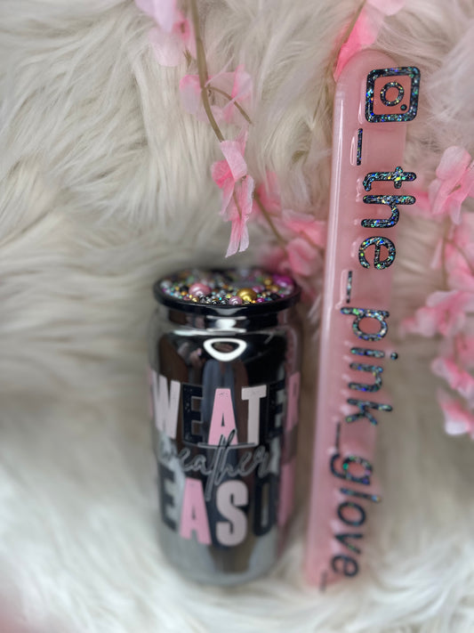 RTS {Sweater Weather Season} 16oz Skinny Tumbler