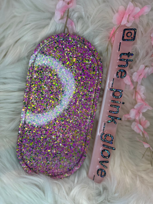 RTS {Flowery Fields} Resin Tray