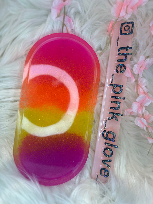 RTS {Neon Dreams} Resin Tray