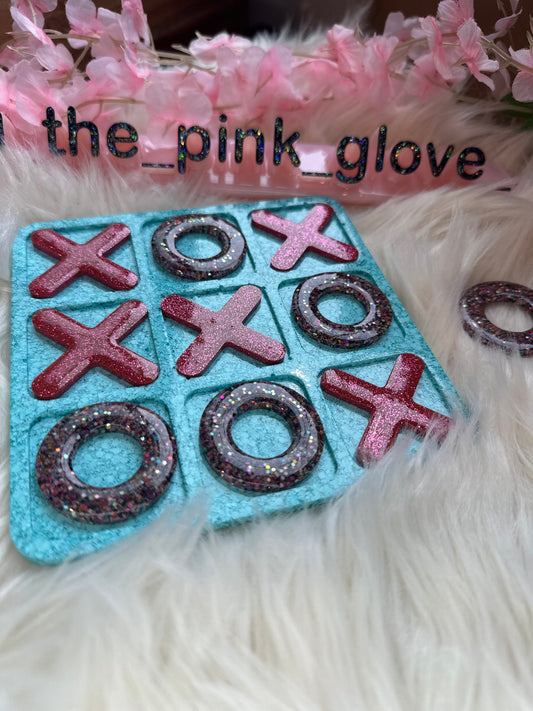 RTS {Teal, Red & Multi} Tic Tac Toe Board