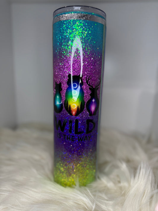 RTS {Wild Is the Way} 32oz Skinny Tumbler